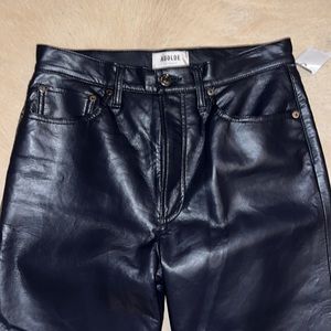 AGOLDE leather pants 28